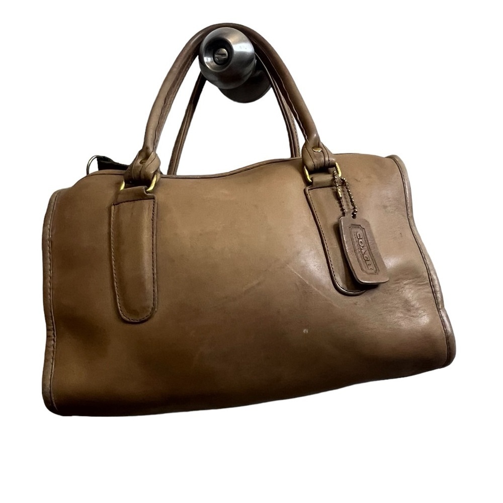 Vintage Coach NYC Madison Satchel Large 9615 Putty 1980s